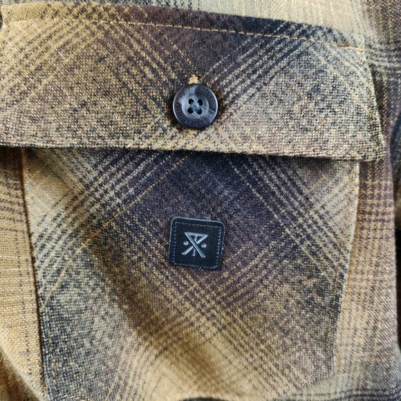 Roark X Pendleton Men XL Nordsman 100% Long Sleeve Wool Brown Men XL Elbow Patch - Picture 2 of 9
